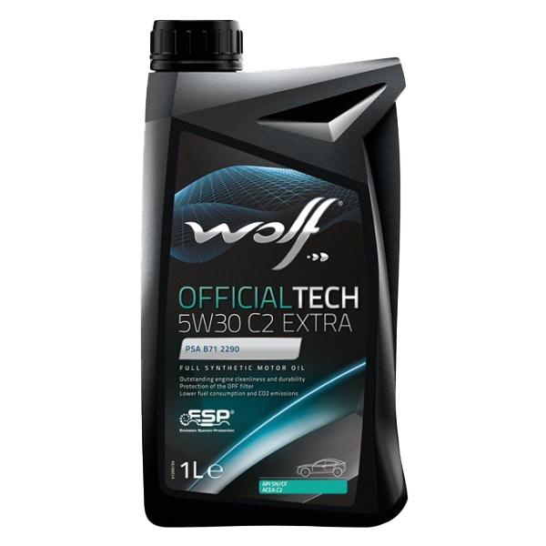 Моторное масло Wolf OfficialTech 5W-30 C2 EXTRA, 1л 